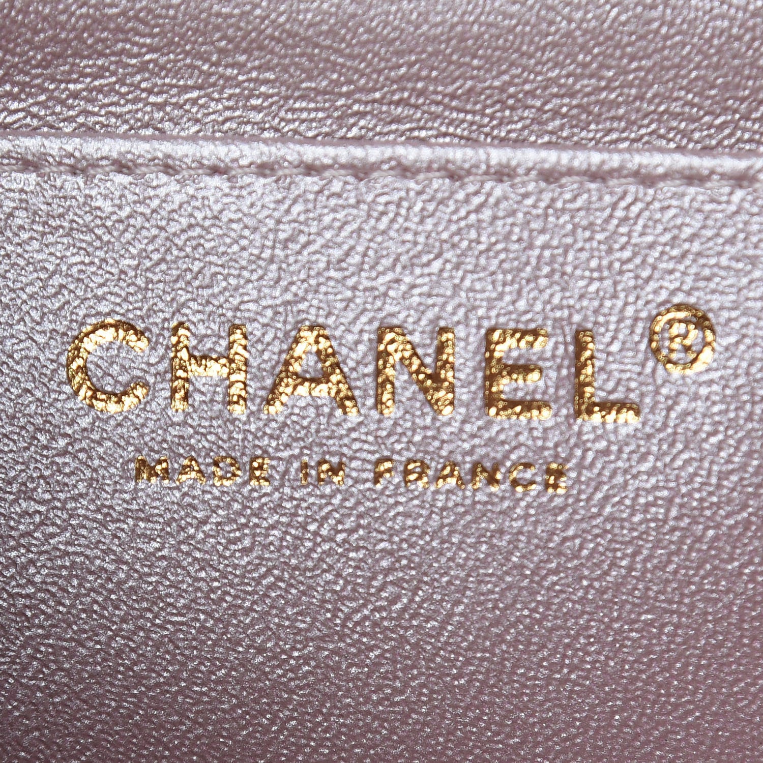 Chanel Metallic Goatskin Quilted Mini Rectangular Flap Pink 8 of 10