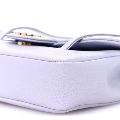 Chanel Shiny Caviar Mini Preppy Coco Shoulder Bag Purple 9 of 10