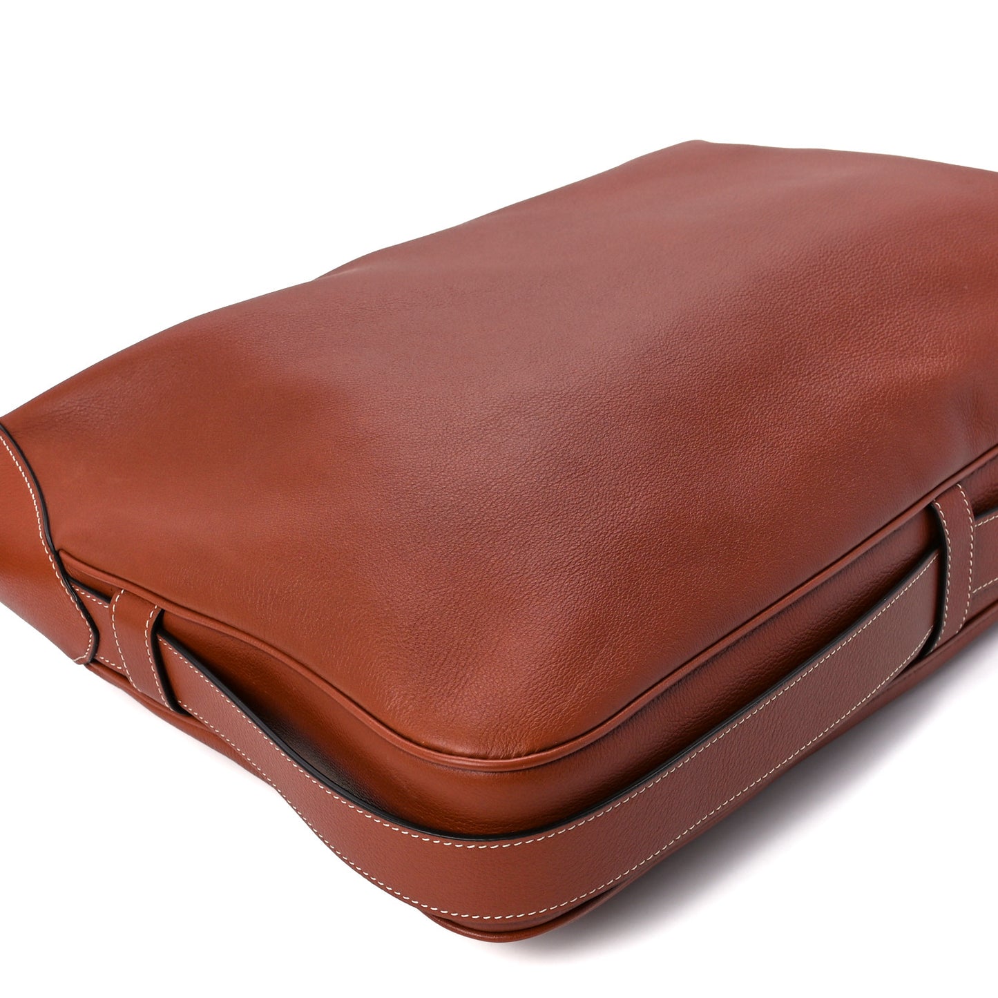 Supple Calfskin Large Romy Shoulder Bag Tan