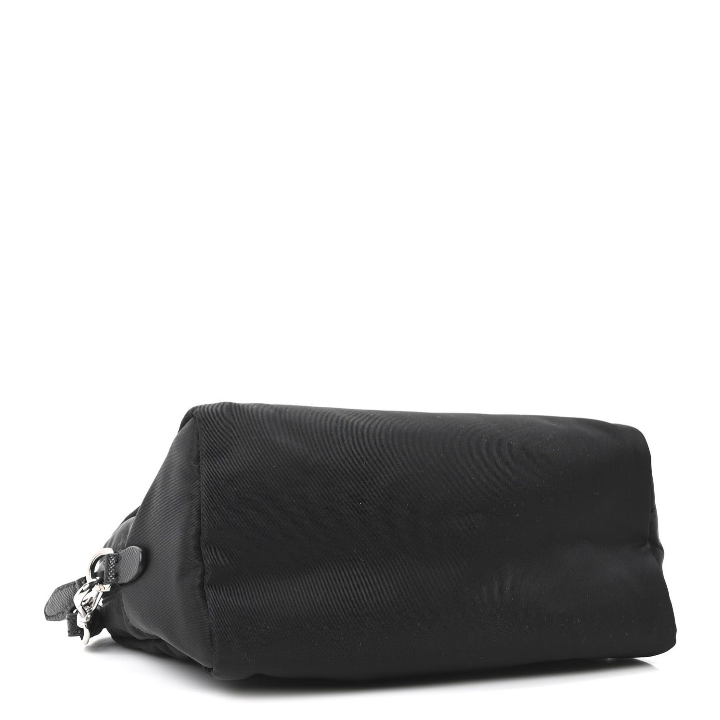 Re-Nylon Vela Saffiano Wristlet Black