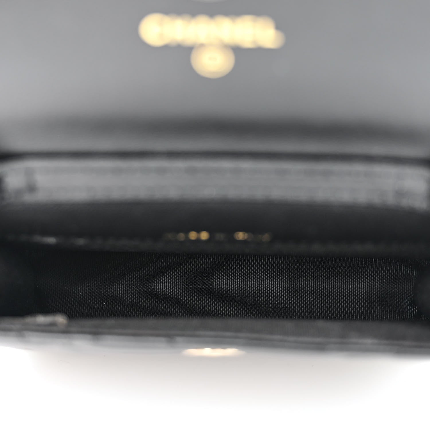 Chanel Shiny Lambskin Ribbon Quilted Flap Belt Bag Black 5 of 12