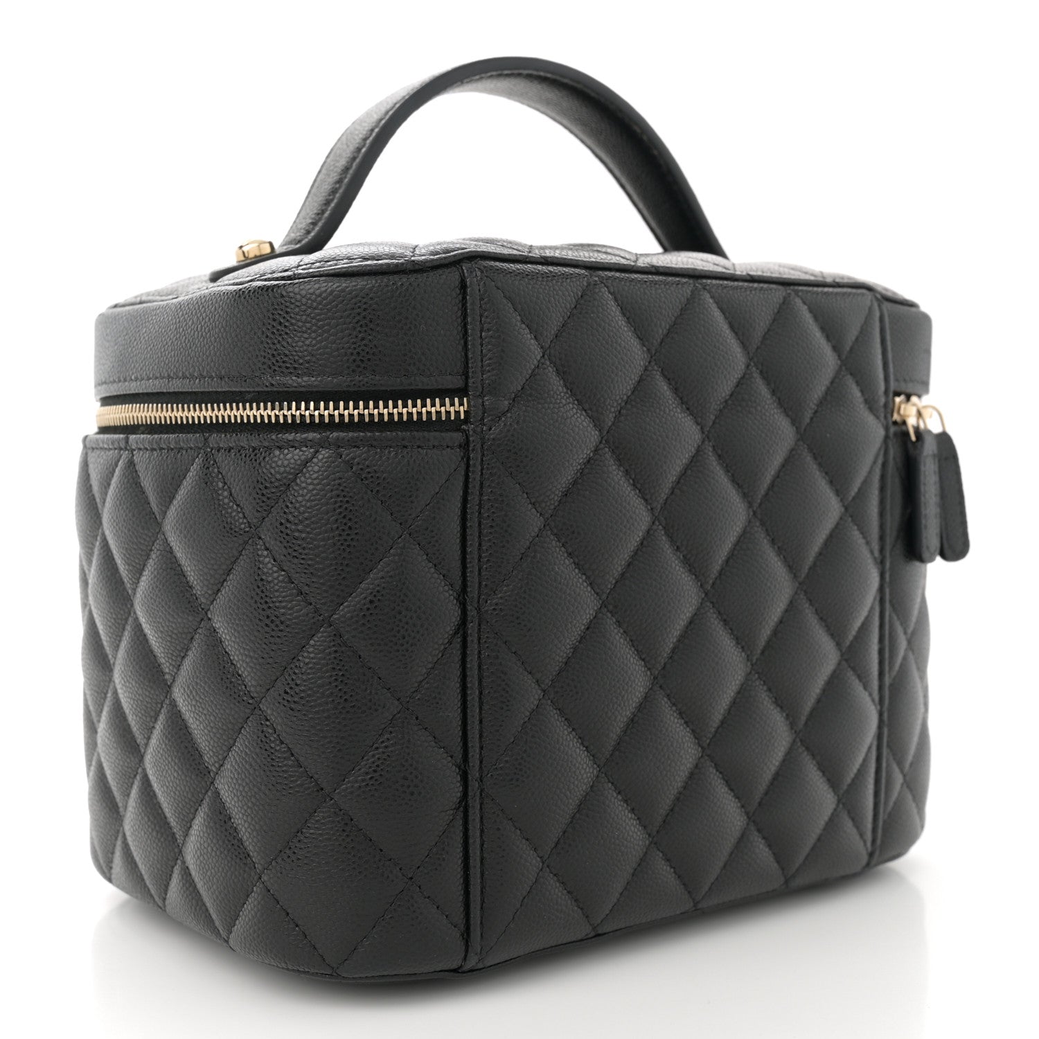 Chanel Caviar Quilted Large Vanity Pouch Black 3 of 8