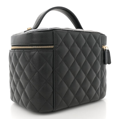 Chanel Caviar Quilted Large Vanity Pouch Black 3 of 8