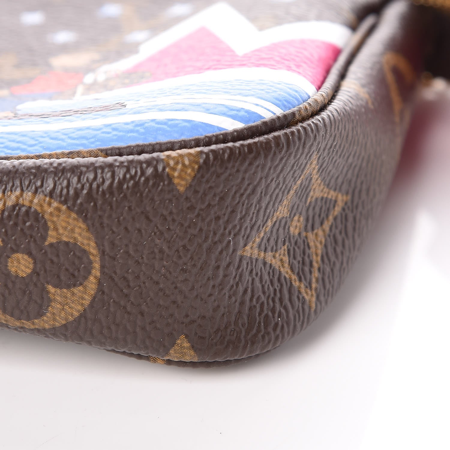 Louis Vuitton Monogram 2018 Christmas Animation Mini Bears Pochette Accessories 9 of 9