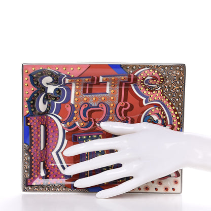 Hermes Porcelain Electrique Change Tray Pourpre 2 of 5