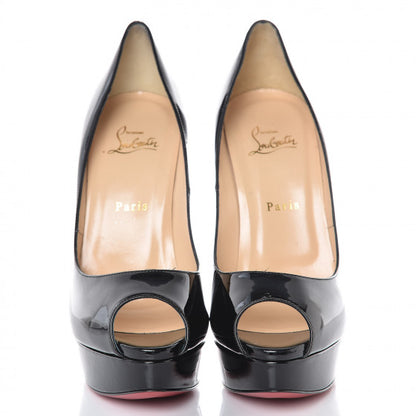 Christian Louboutin Patent New Very Prive 120 Pumps 41 Black 2 of 11