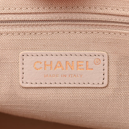 Chanel Mixed Fibers Calfskin Small Deauville Tote Pink 7 of 11