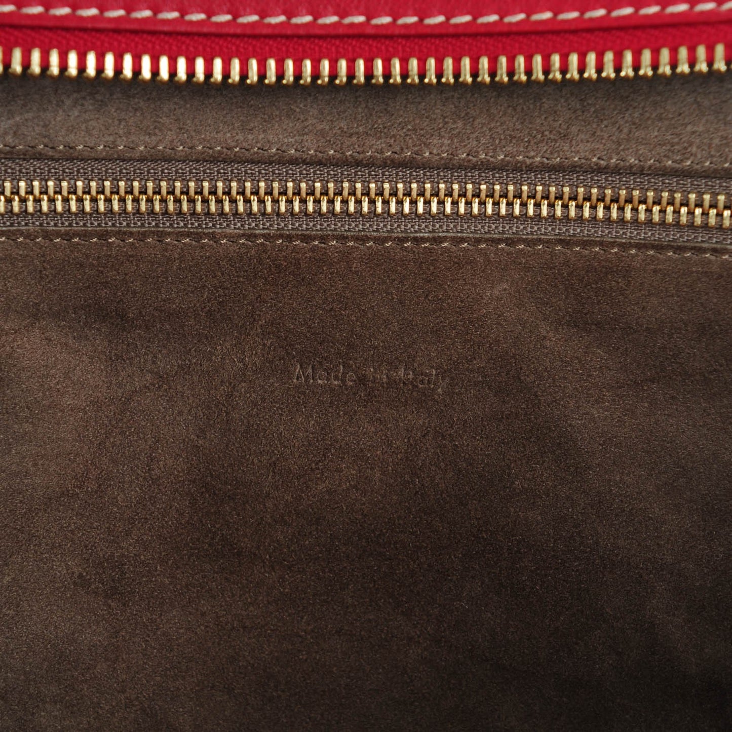 Smooth Calfskin Mini Envelope Luggage Red
