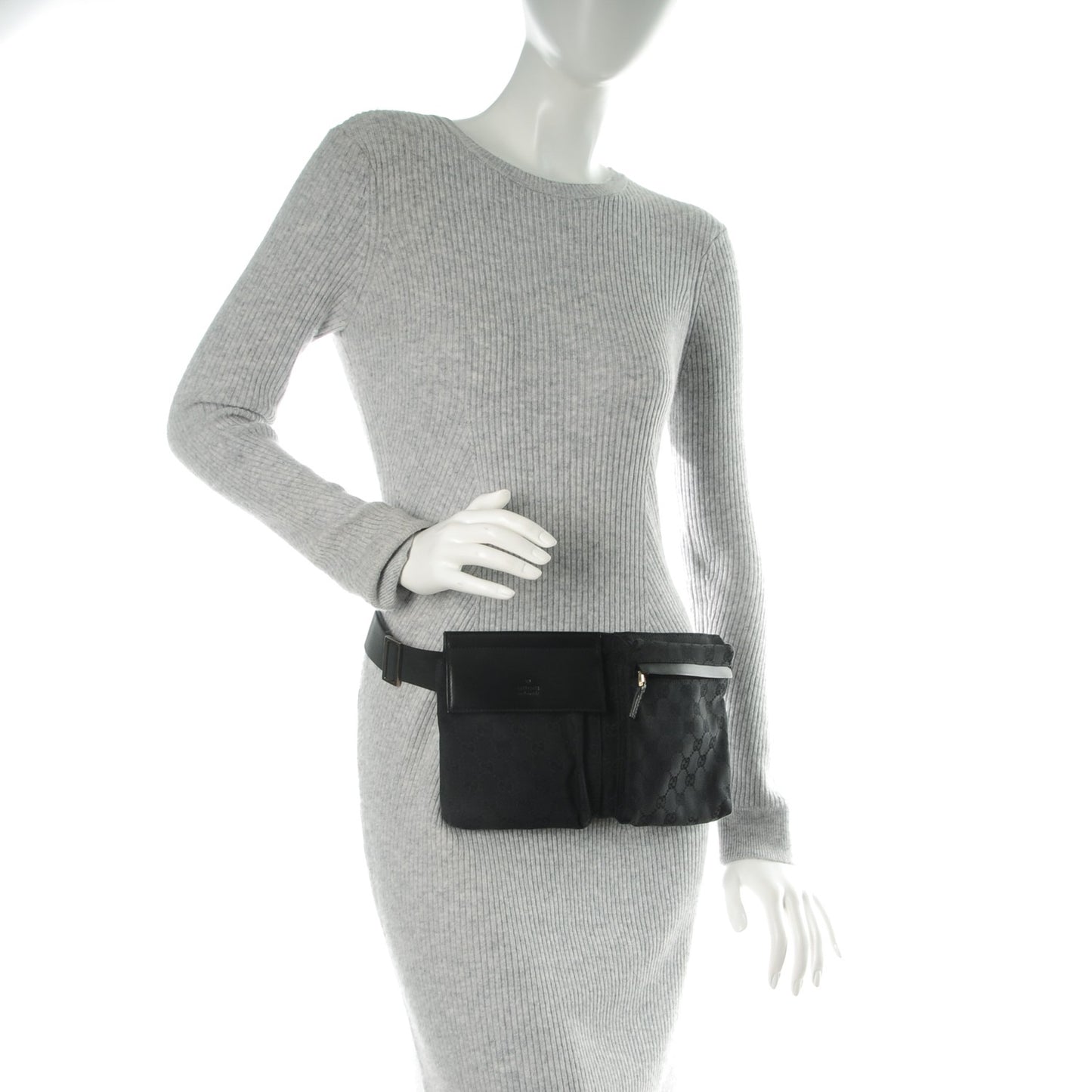 Monogram Belt Bag Black
