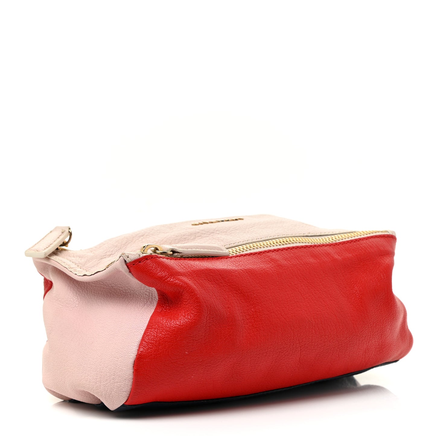 Sugar Goatskin Tri-color Mini Pandora Red Pink Blue