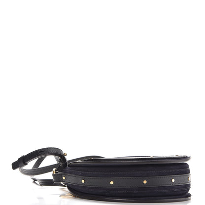 Chloe Calfskin Suede Small Pixie Bag Full Blue 5 of 8
