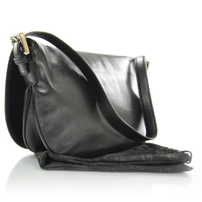 Gucci Leather Small Britt Shoulder Bag Black 3 of 8