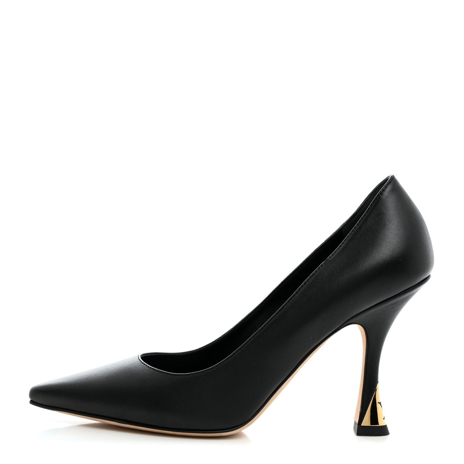 Louis Vuitton Lambskin Sparkle Pumps 36 Black 1 of 9