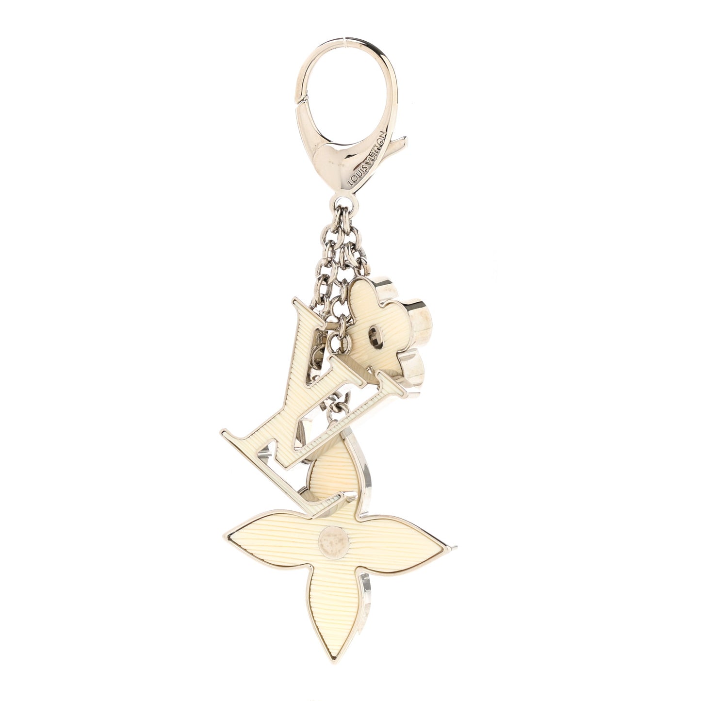 Fleur d Epi Bag Charm Ivory