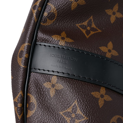 Louis Vuitton Monogram Macassar Keepall Bandouliere 55 6 of 15