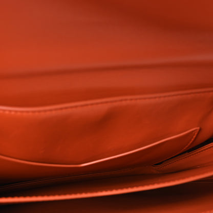 Bottega Veneta Calfskin Mount Envelope Bag Maple 5 of 10