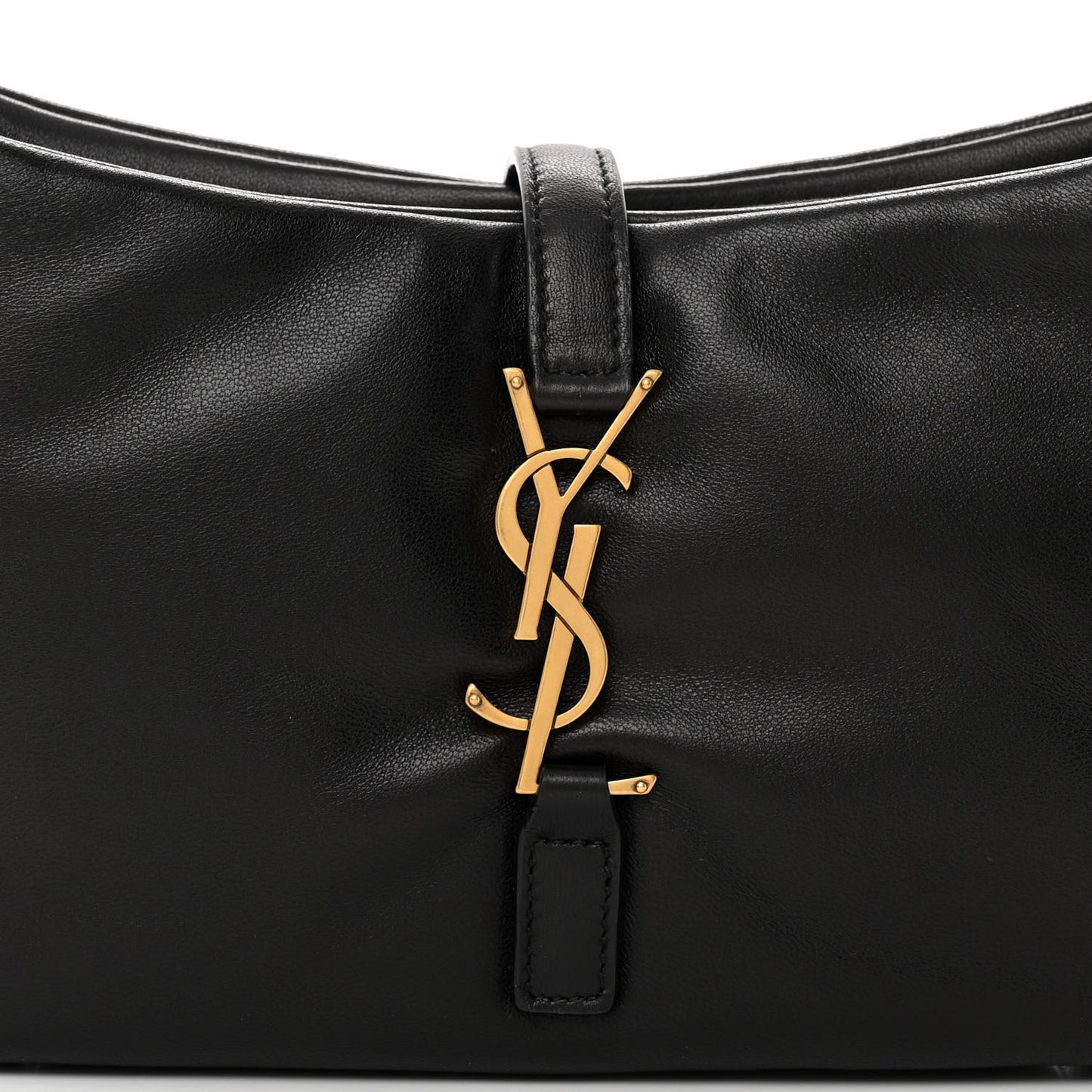 Padded Lambskin Le 5 A 7 Hobo Black