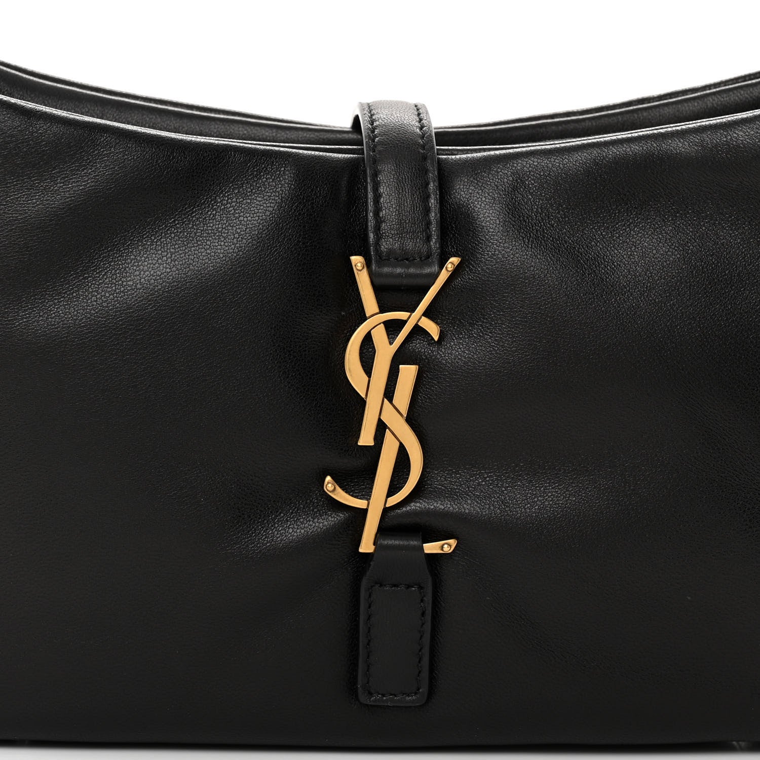 Saint Laurent Padded Lambskin Le 5 A 7 Hobo Black 8 of 12