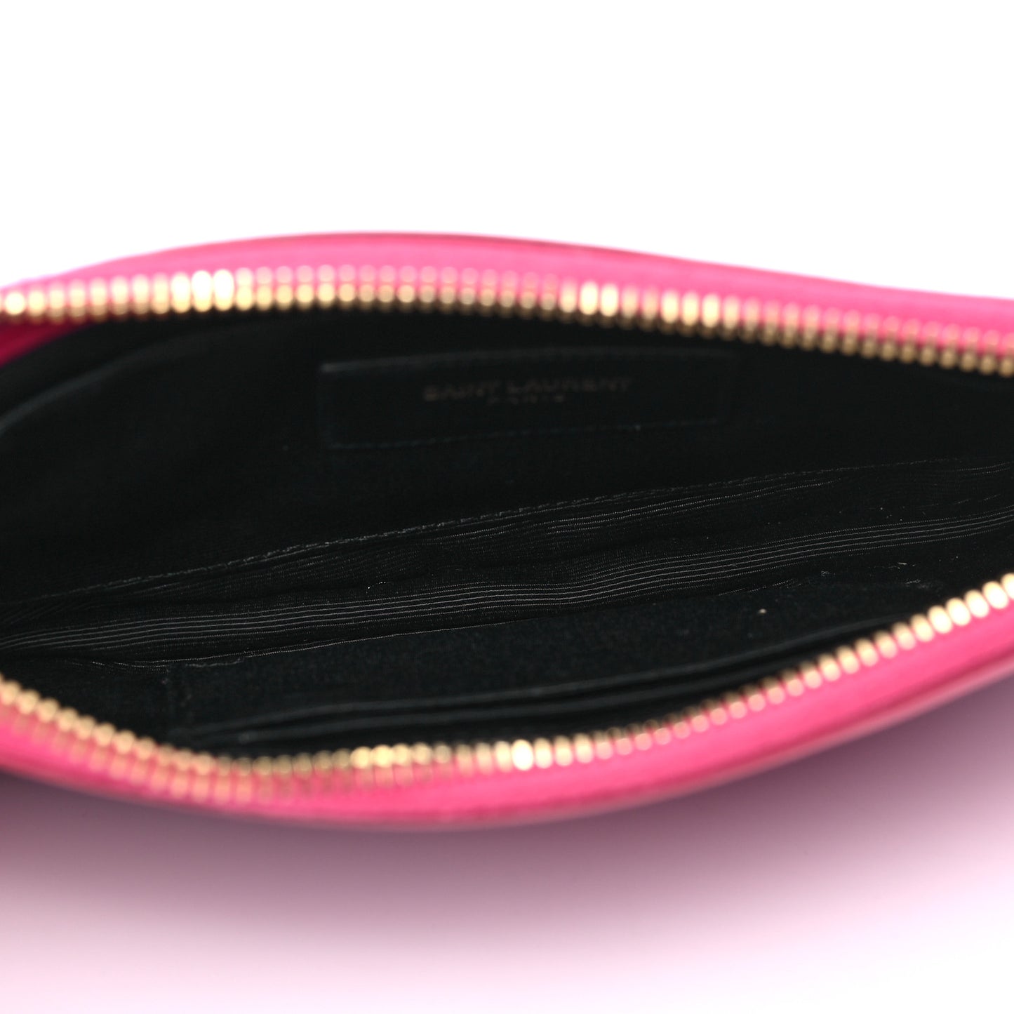 Calfskin Monogram Phone Pouch Crossbody Bag Bubblegum