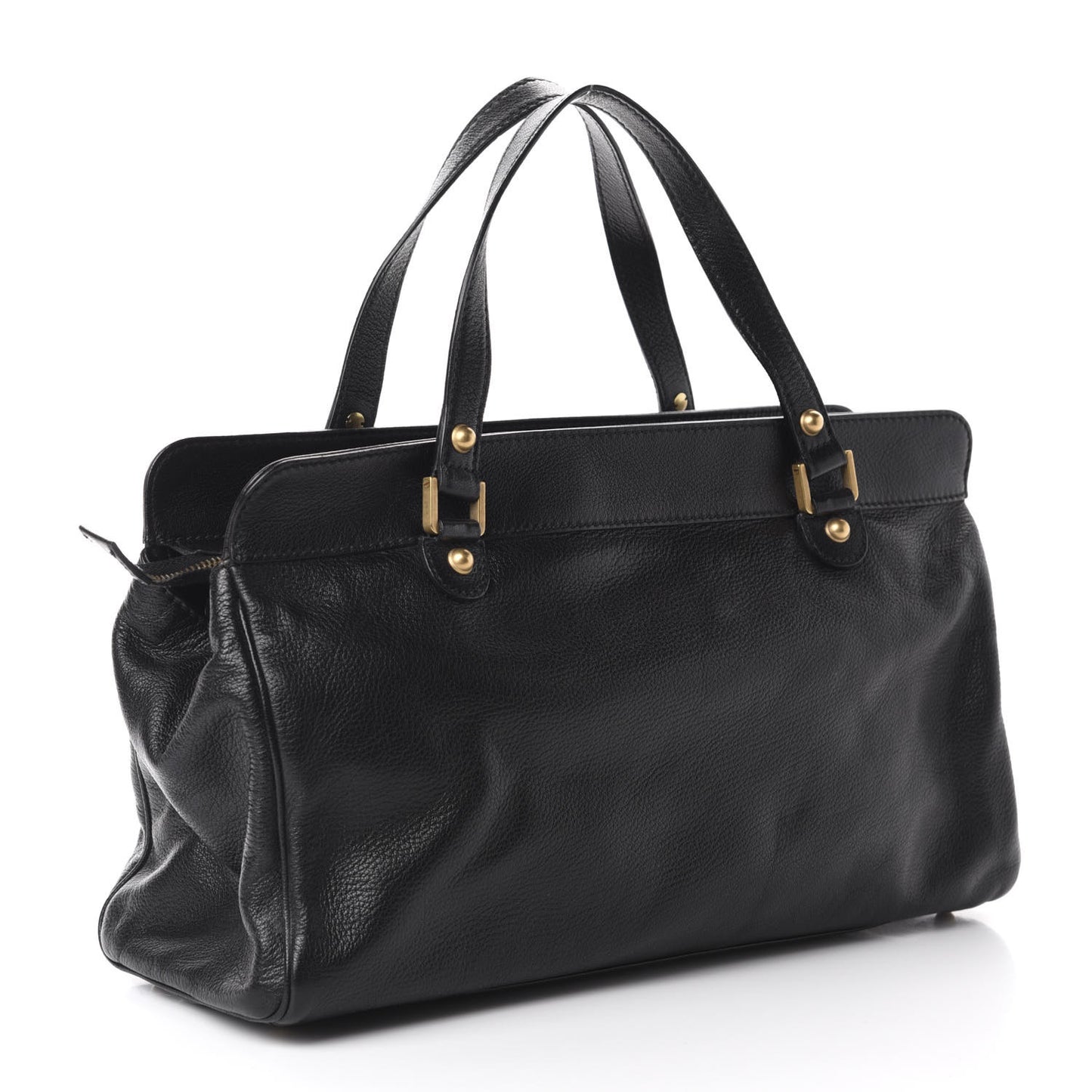 Calfskin Blondie Satchel Black