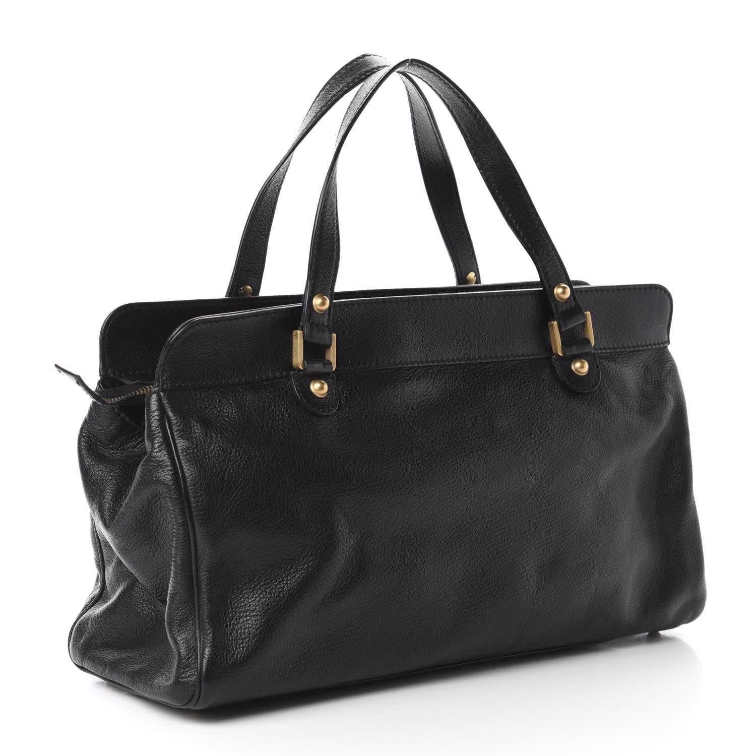 Gucci Calfskin Blondie Satchel Black 3 of 10