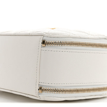 Chanel Caviar Quilted Pick Me Up Small Vanity Case  White 11 of 11