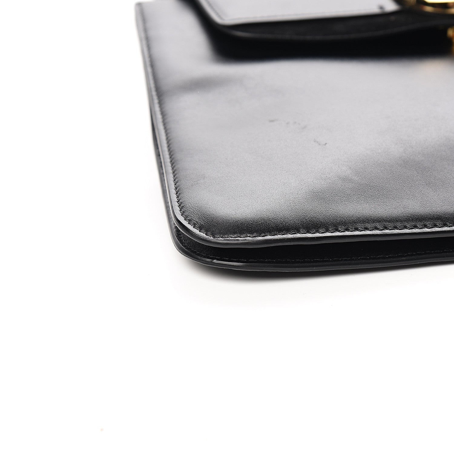 Chloe Calfskin Medium C Shoulder Bag Black 6 of 8