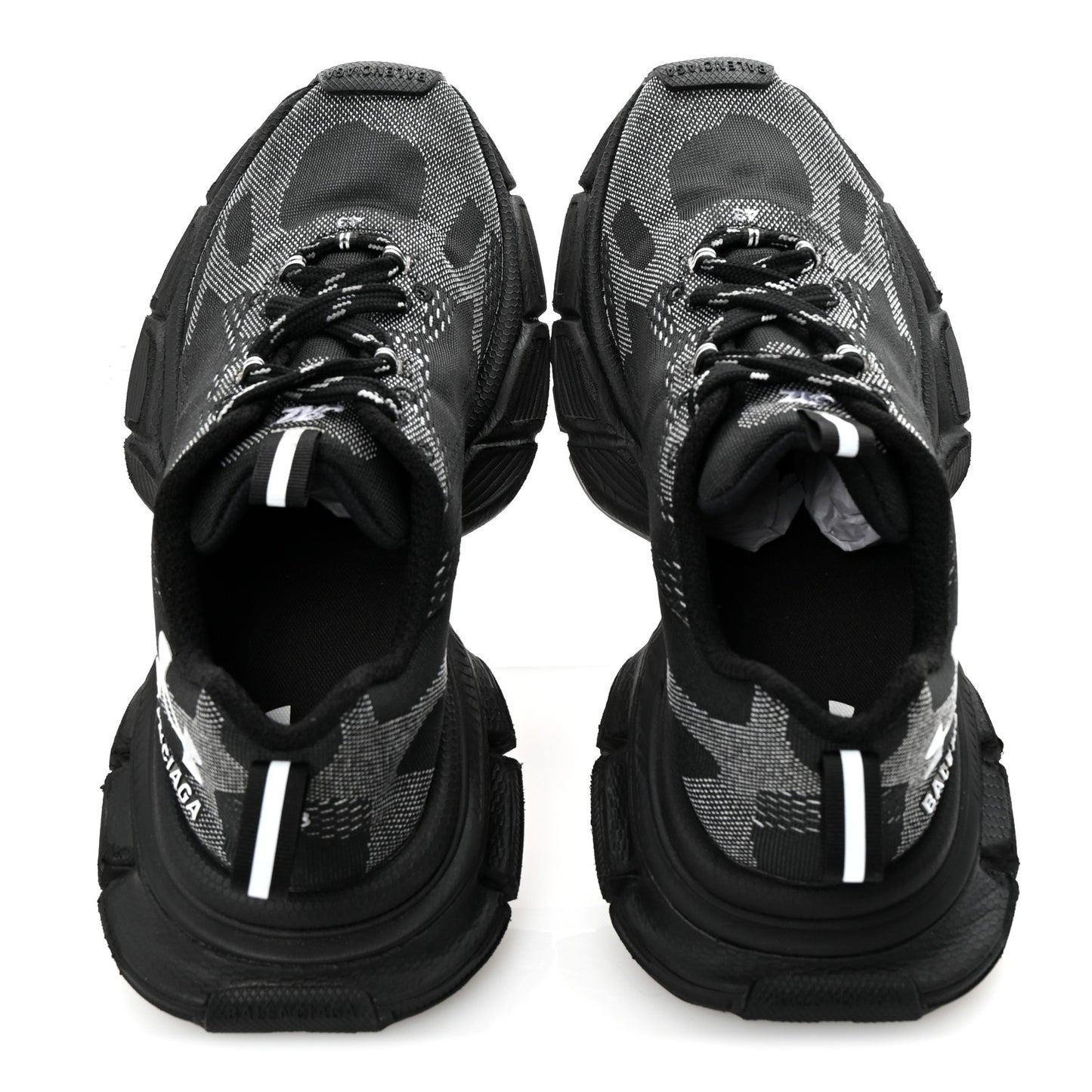 X Under Armour Knit Mesh 3XL Sneakers 43 Black White