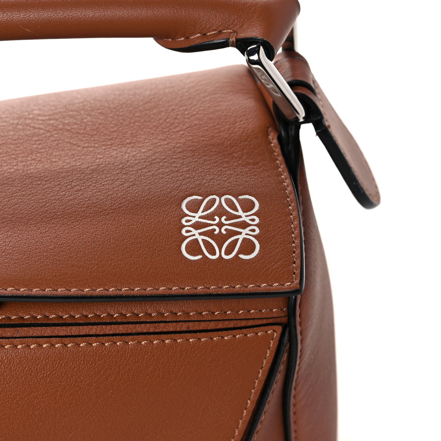 Calfskin Small Puzzle Bag Tan
