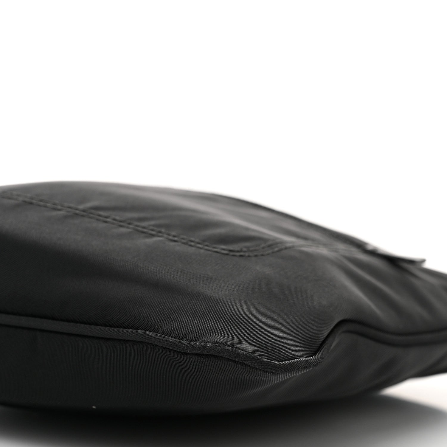 Prada Tessuto Nylon Saffiano Flat Messenger Bag Black 10 of 10