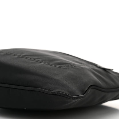 Prada Tessuto Nylon Saffiano Flat Messenger Bag Black 10 of 10