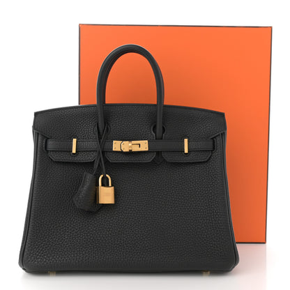 Hermes Togo Birkin 25 Black 11 of 11