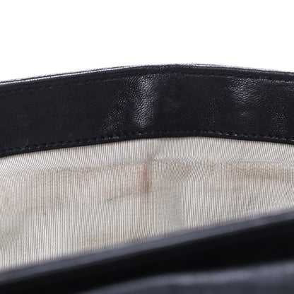 Chanel Washed Lambskin Quilted Medium Chain Around Messenger Black 14 of 20