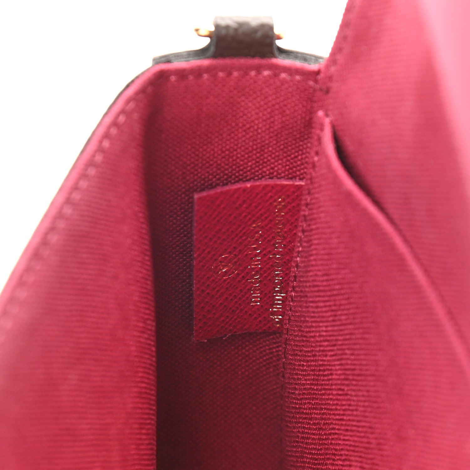 Louis Vuitton Monogram Pochette Felicie Chain Wallet Fuchsia 8 of 10