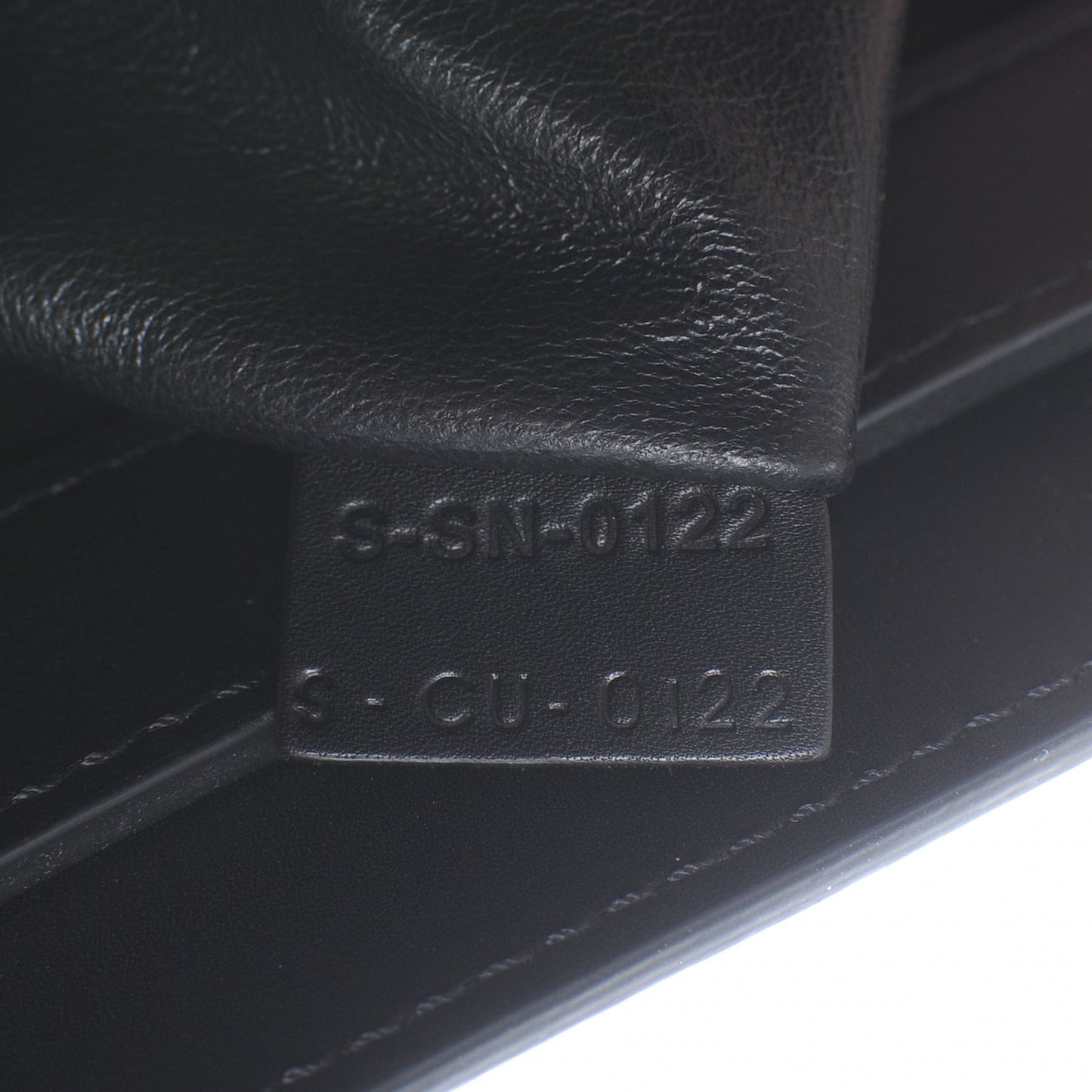 Smooth Calfskin Suede Mini Tri-Color Luggage Black