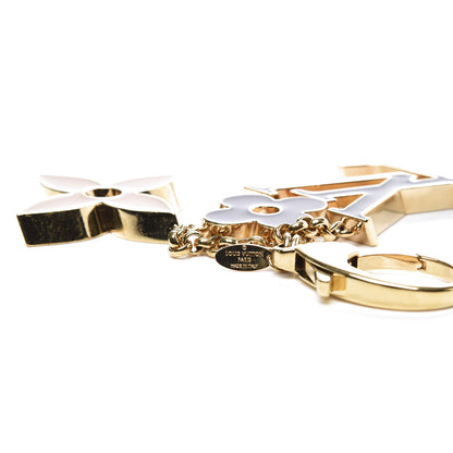 Louis Vuitton Fleur De Monogram Bag Charm Dore 3 of 4