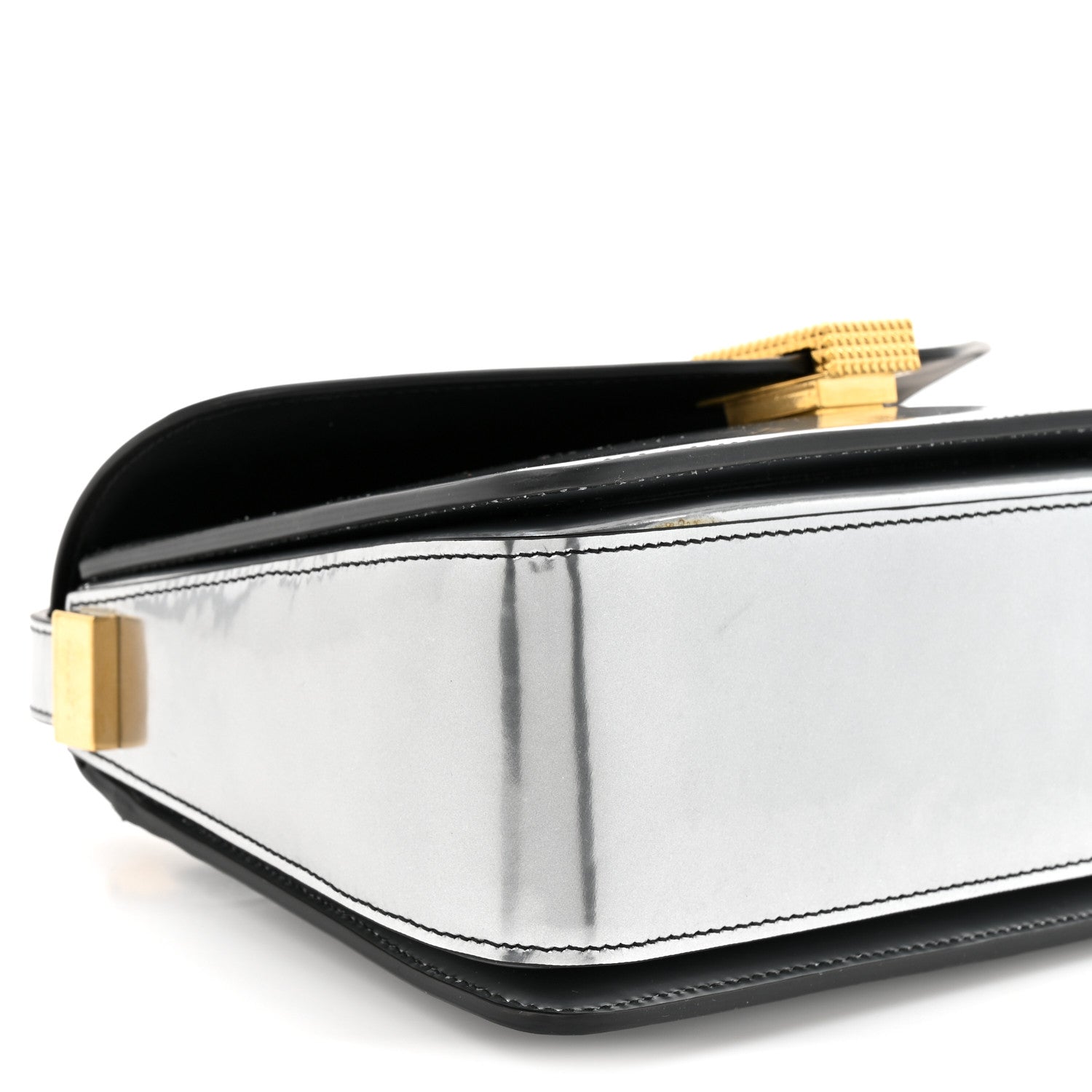 Lanvin Metallic Calfskin Concerto Bag SIlver 10 of 12