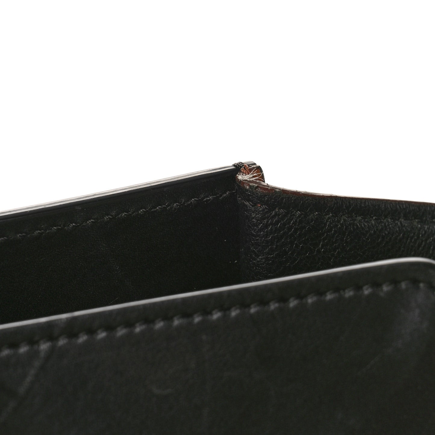 Satin Calfskin Mini Tri-Color Luggage Seashell