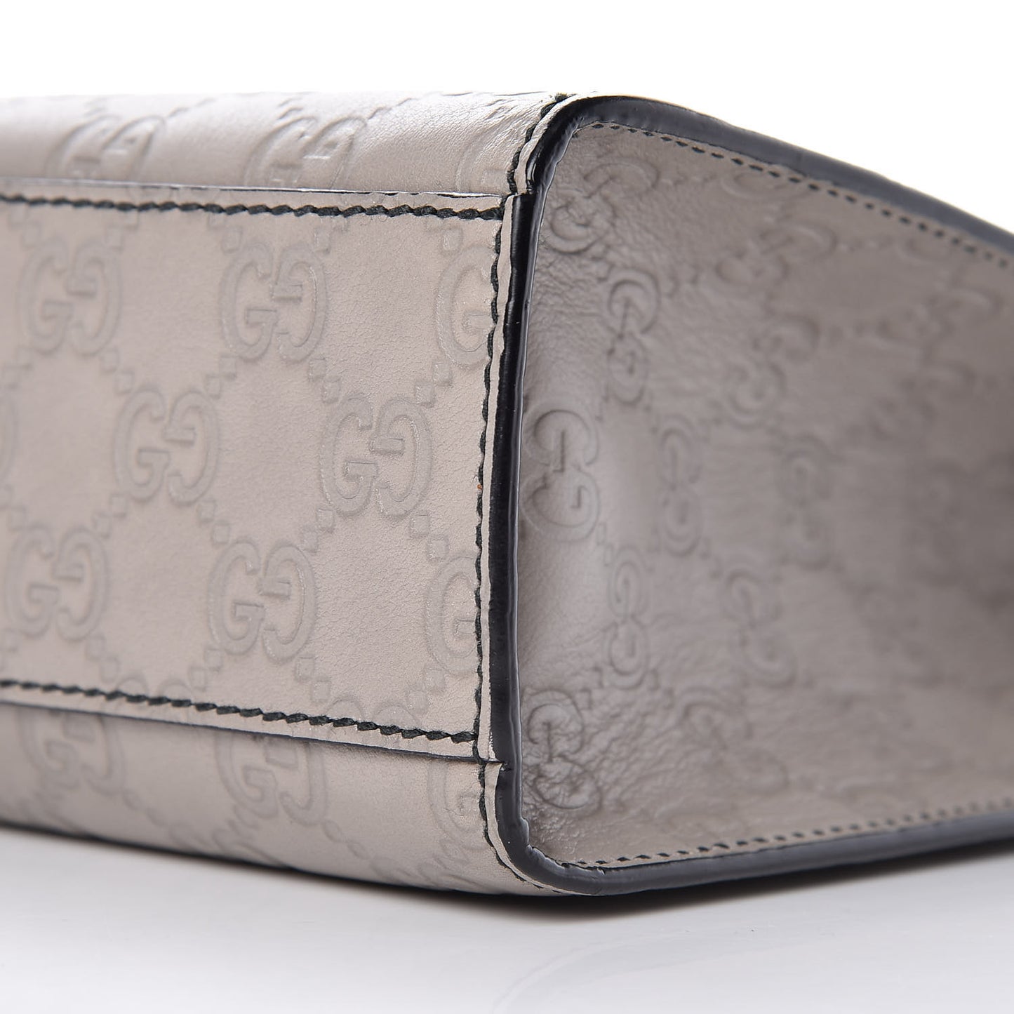 Soft Guccissima Medium Emily Chain Shoulder Bag Storm Grey