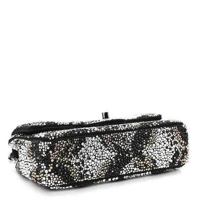Chanel Suede Crystal Mini Rectangular Flap Grey Black Multicolor 4 of 11