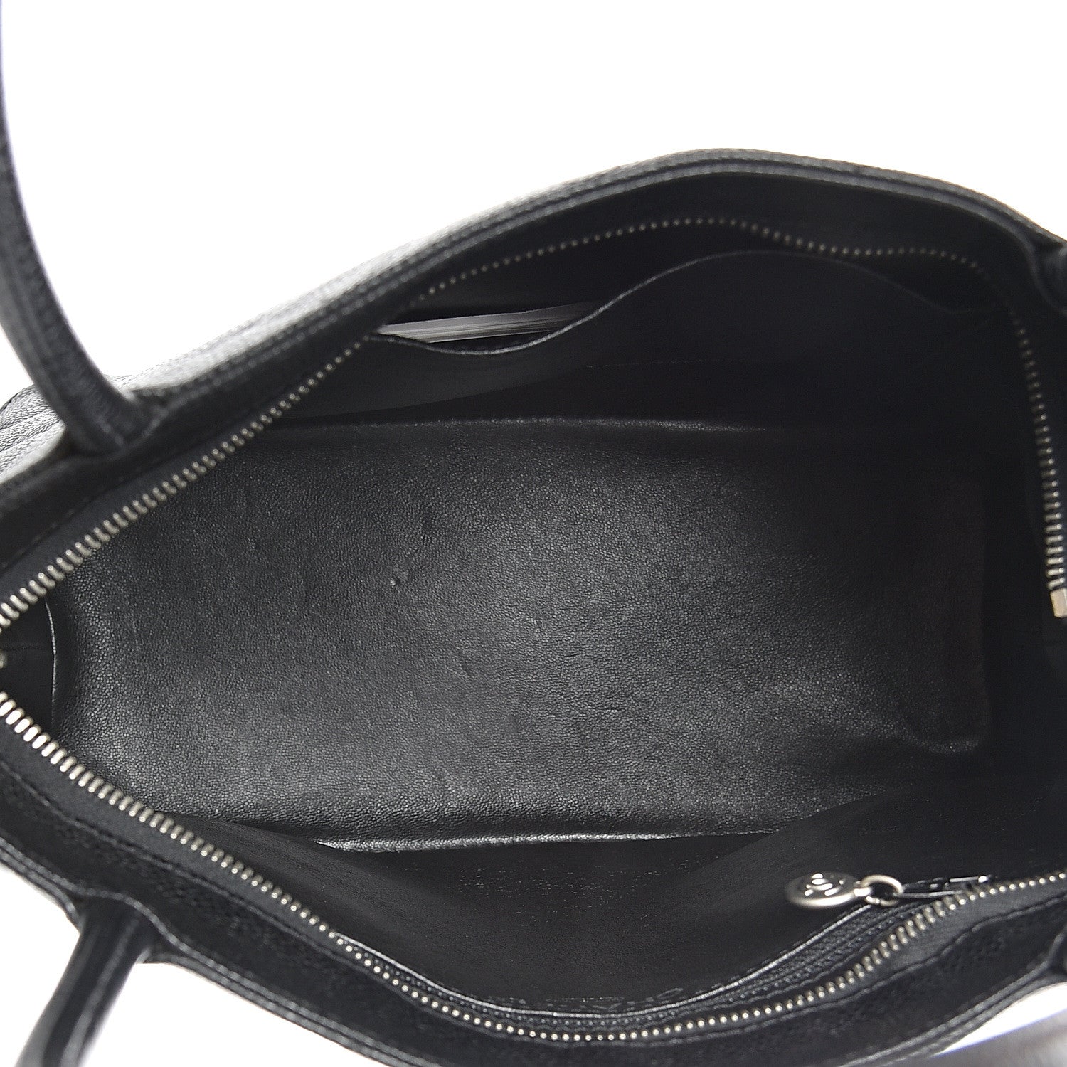 Chanel Caviar Quilted Medallion Tote Black 4 of 11