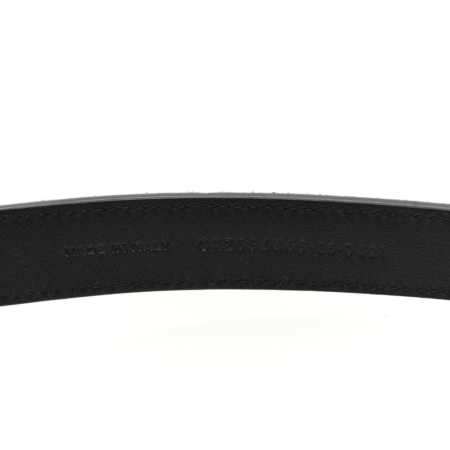 Saint Laurent Suede Calfskin Monogram Square Buckle Belt 85 34 Black 4 of 5