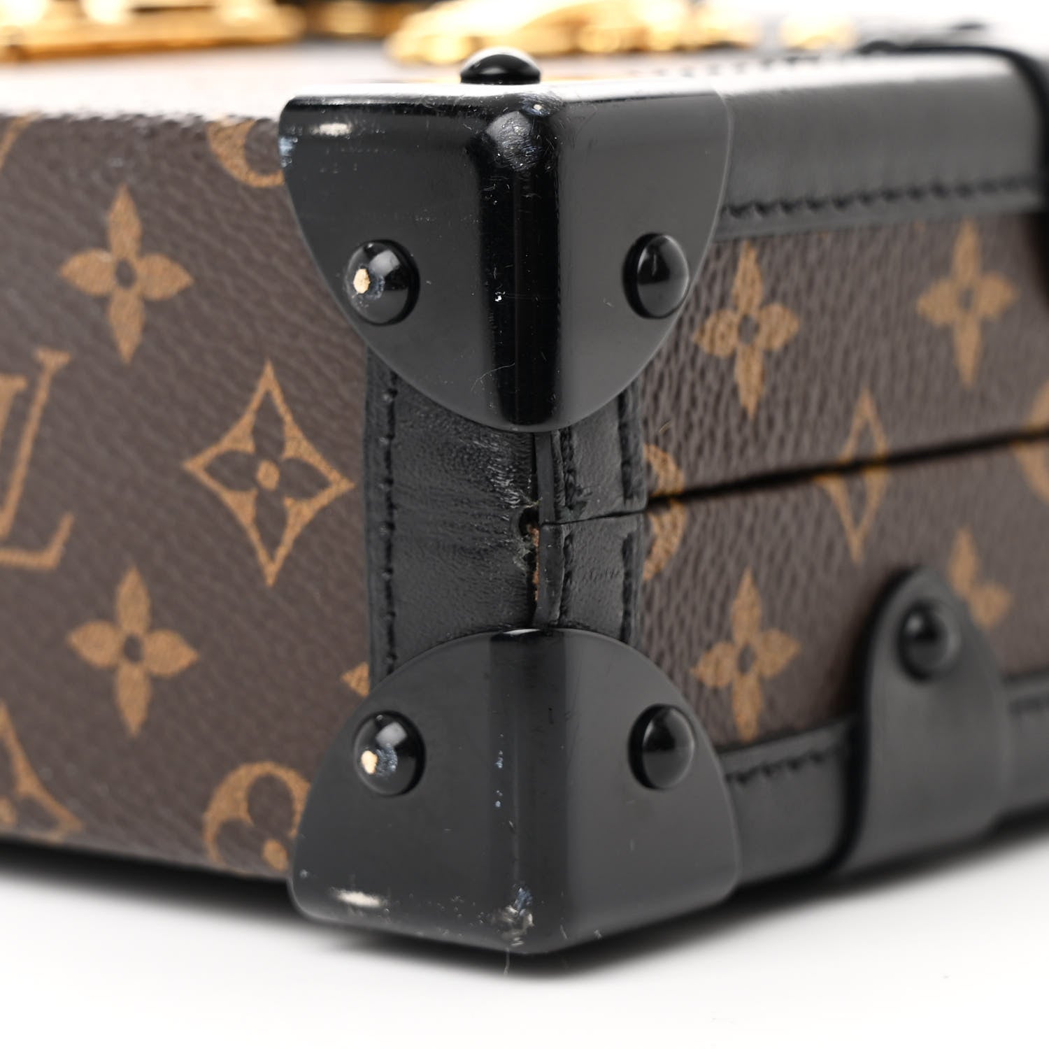 Louis Vuitton Monogram Petite Malle Black 9 of 12