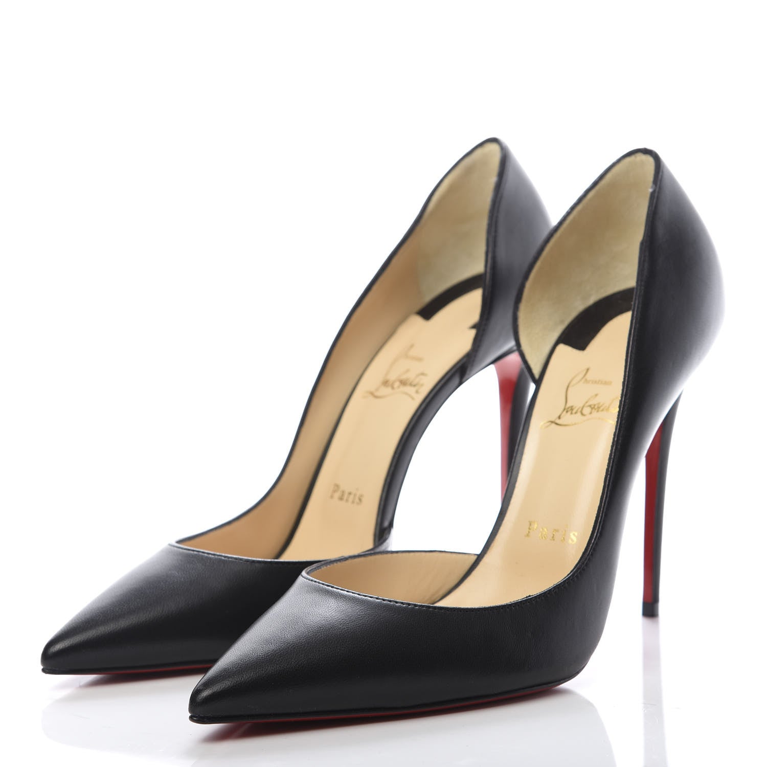 Christian Louboutin Shiny Nappa Iriza 100 Pumps 39 Black 3 of 10