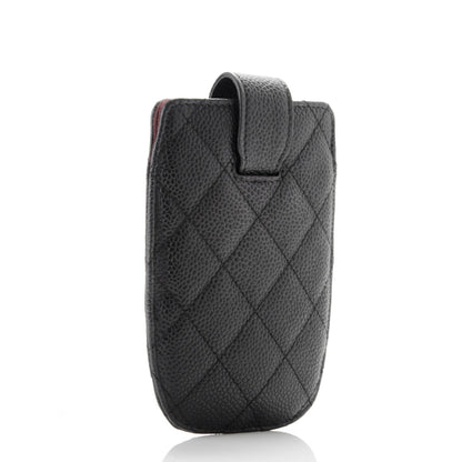 Chanel Caviar Quilted Cell Phone Case Black 3 of 6