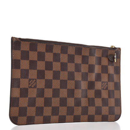 Louis Vuitton Damier Ebene Neverfull MM GM Pochette 3 of 12