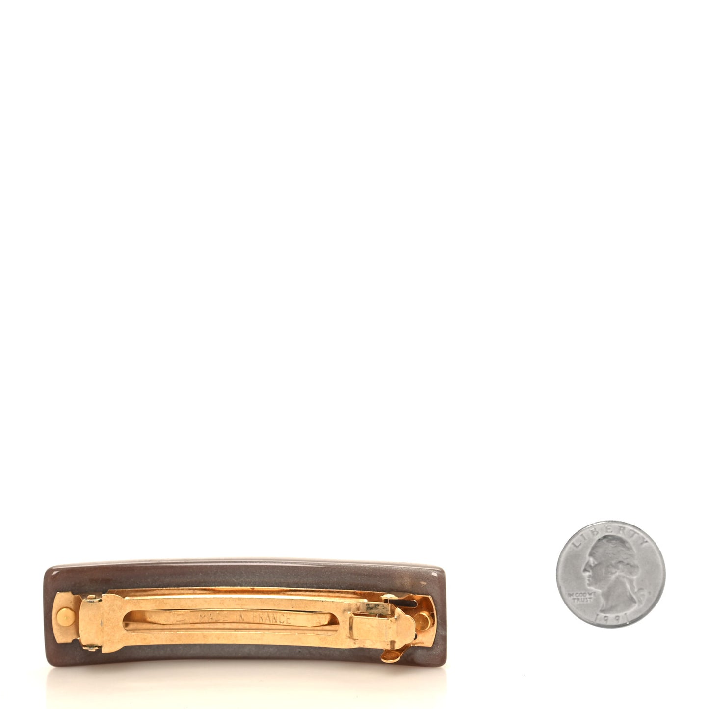 Resin Inclusion Barrette GM Grey