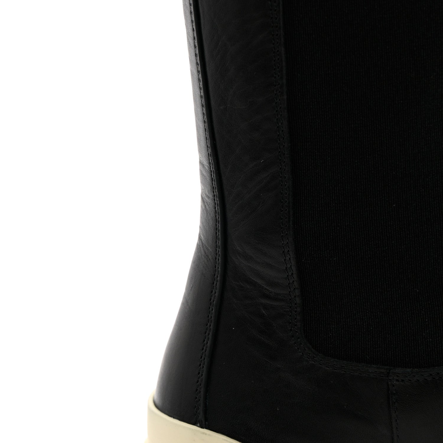 Bottega Veneta Calfskin The Tire Chelsea Boots 36 Black Sea Salt 13 of 18