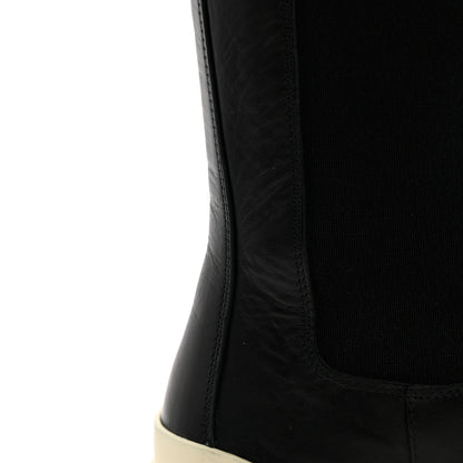 Bottega Veneta Calfskin The Tire Chelsea Boots 36 Black Sea Salt 13 of 18
