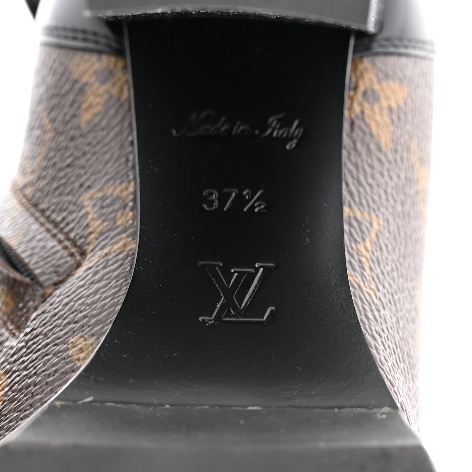 Louis Vuitton Patent Calfskin Monogram Star Trail Ankle Boots 37.5 Black 8 of 8